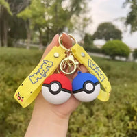Pikachu Poke Ball Keychain - Bear Hugs