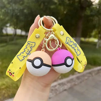 Pikachu Poke Ball Keychain - Bear Hugs