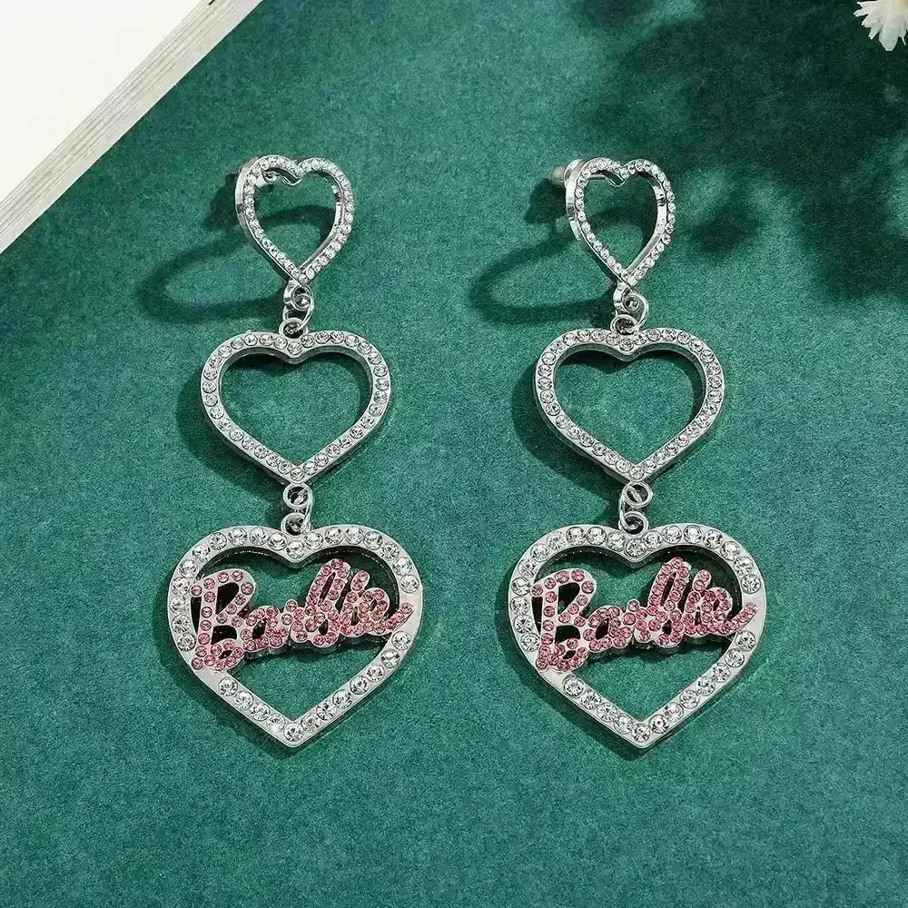 Pink Barbie Y2K Earrings - Bear Hugs