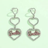 Pink Barbie Y2K Earrings - Bear Hugs