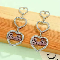 Pink Barbie Y2K Earrings - Bear Hugs