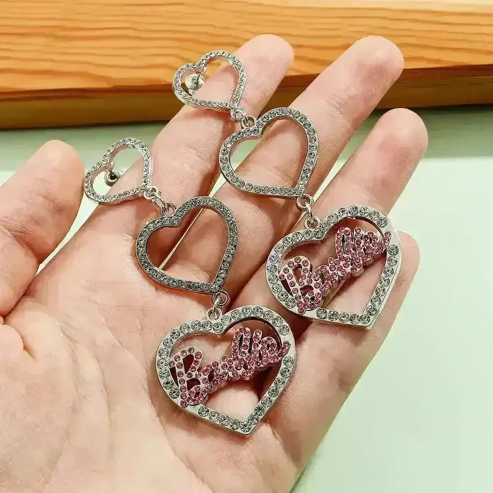 Pink Barbie Y2K Earrings - Bear Hugs