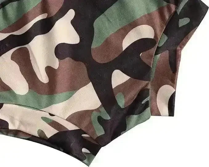 Pink in my Dad's Camo World T-shirt and Shorts Set - Bear Hugs