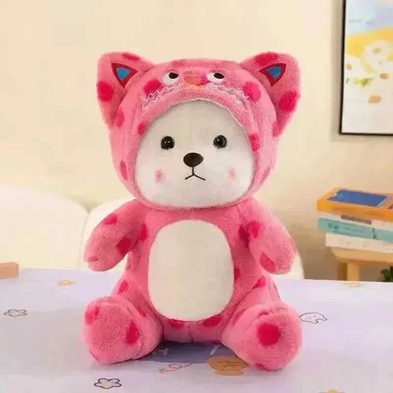 Pink Love Hooded Lena Bear Plushie (45 cm) - Bear Hugs