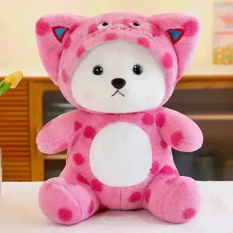 Pink Love Hooded Lena Bear Plushie (45 cm) - Bear Hugs