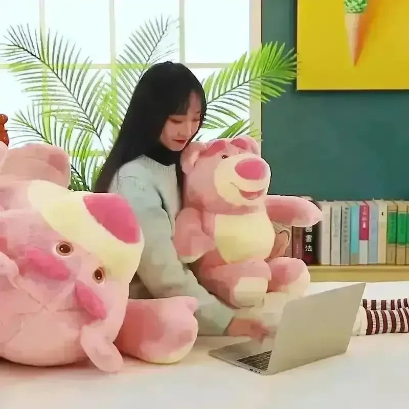 Pink Mood Lotso Plushie (30 cm) - Bear Hugs
