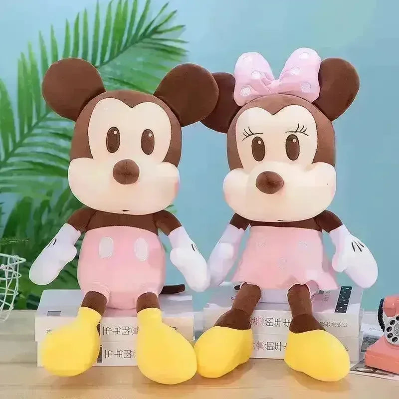 Pink Toned Mickey Minnie Plushies (60 cm) - Bear Hugs