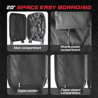 Pixel Explorer LED Smart Suitcase - Bear Hugs