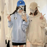 Playful Pochacco Long Sleeve Hoodie - Bear Hugs