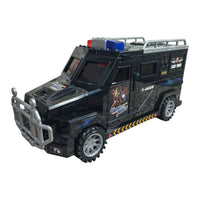 Playful Police Truck Piggy Bank - Bear Hugs