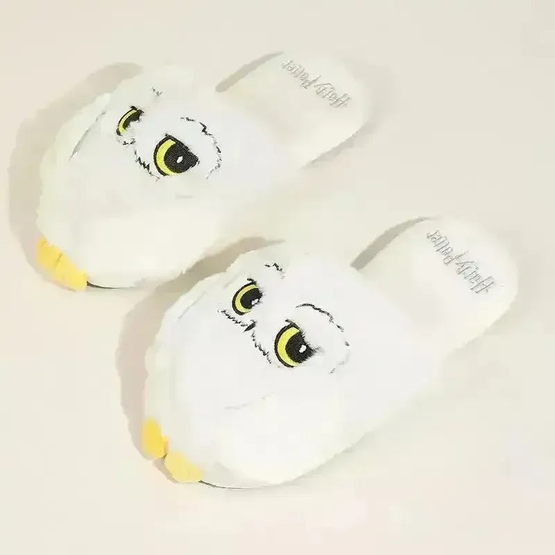 Plush Hedwig Owl Slippers - Bear Hugs