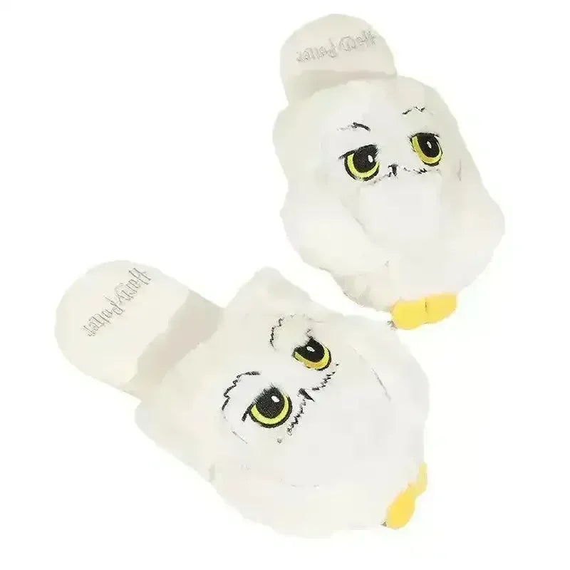 Plush Hedwig Owl Slippers - Bear Hugs