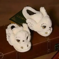 Plush Hedwig Owl Slippers - Bear Hugs