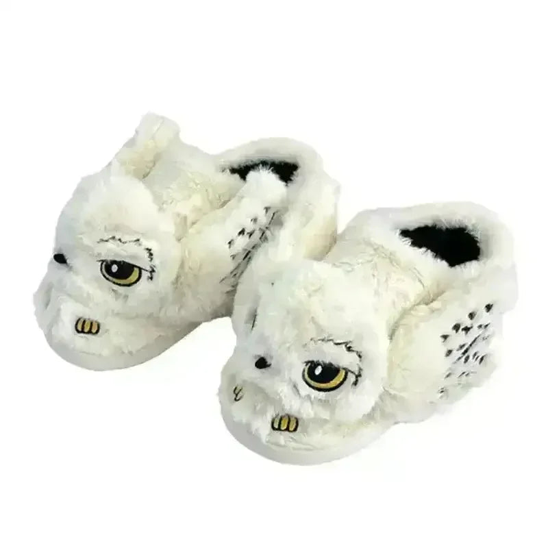 Plush Hedwig Owl Slippers - Bear Hugs