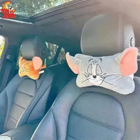 Plush Tom & Jerry Car Neck Pillows - Bear Hugs