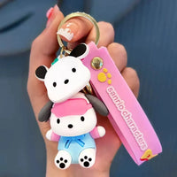 Pochacco Bag Pal 3D Keychain - Bear Hugs