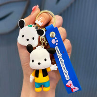 Pochacco Bag Pal 3D Keychain - Bear Hugs