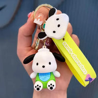 Pochacco Bag Pal 3D Keychain - Bear Hugs