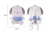 Pochacco Big Fluffy Plush Doll Backpack - Bear Hugs