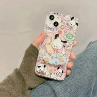 Pochacco Case with Pop Socket (For iPhones) - Bear Hugs