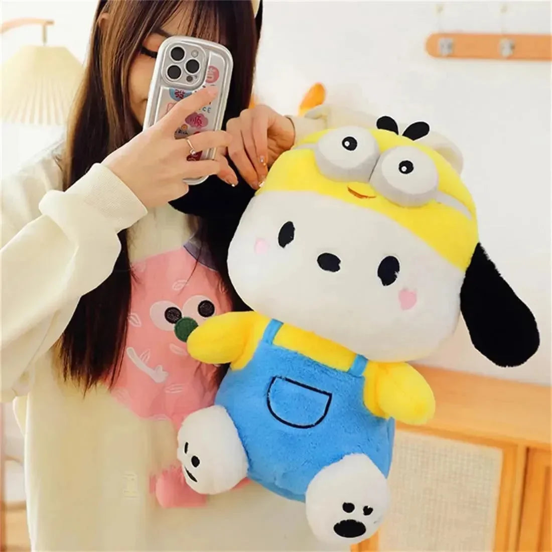 Pochacco Cosplay Minion Plushie - Bear Hugs