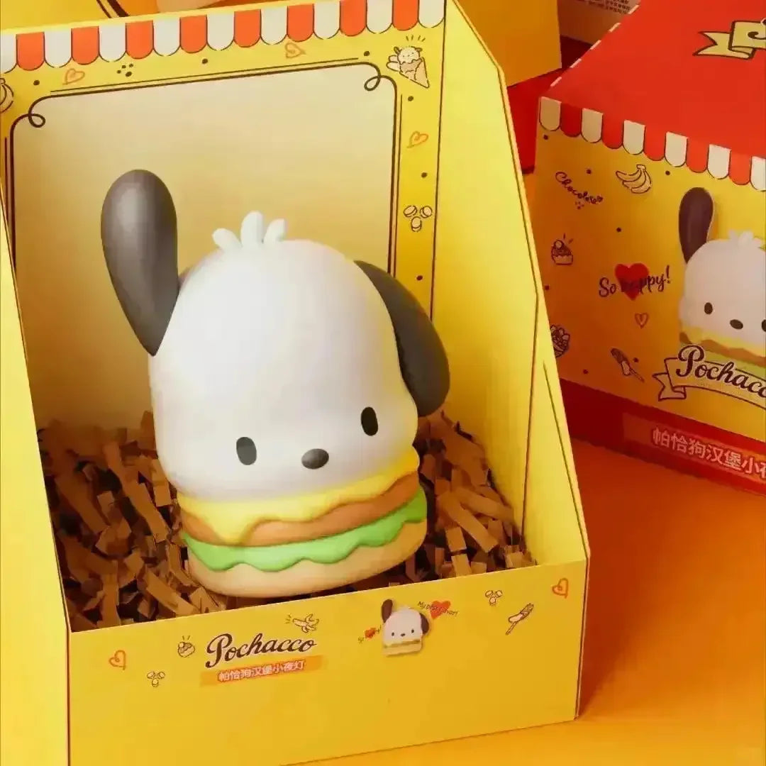 Pochacco Hamburger Silicone Touch Lamp - Bear Hugs