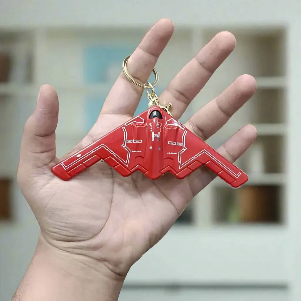 Pocket Military Plane Push & Go Keychain - Bear Hugs