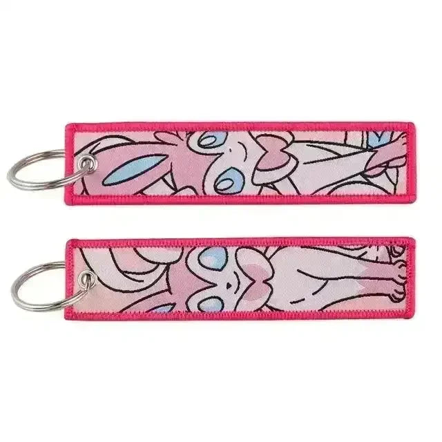 Pokémon Embroidered Tag Keychain - Bear Hugs