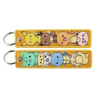 Pokémon Embroidered Tag Keychain - Bear Hugs