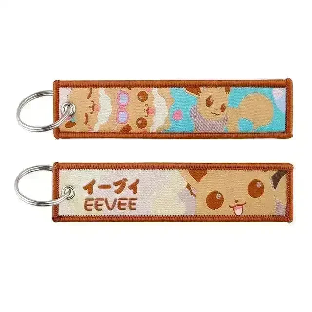 Pokémon Embroidered Tag Keychain - Bear Hugs