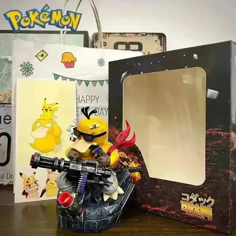 Pokemon Gatling Psyduck Cosplay Contra Figurine (14.5 cm) - Bear Hugs