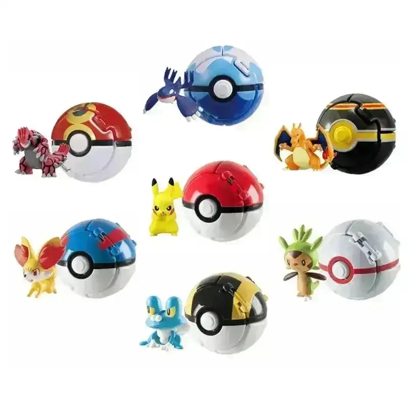 Pokemon Pokeball Mini Figurines - Bear Hugs