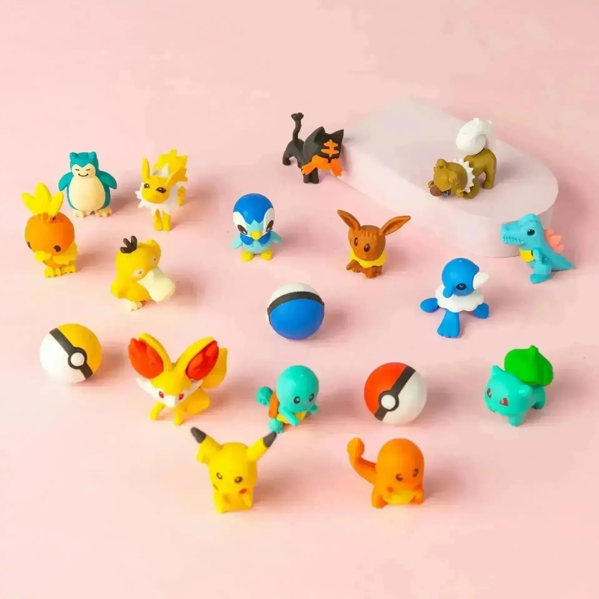 Pokémon Shaped 3D Eraser Set - Bear Hugs