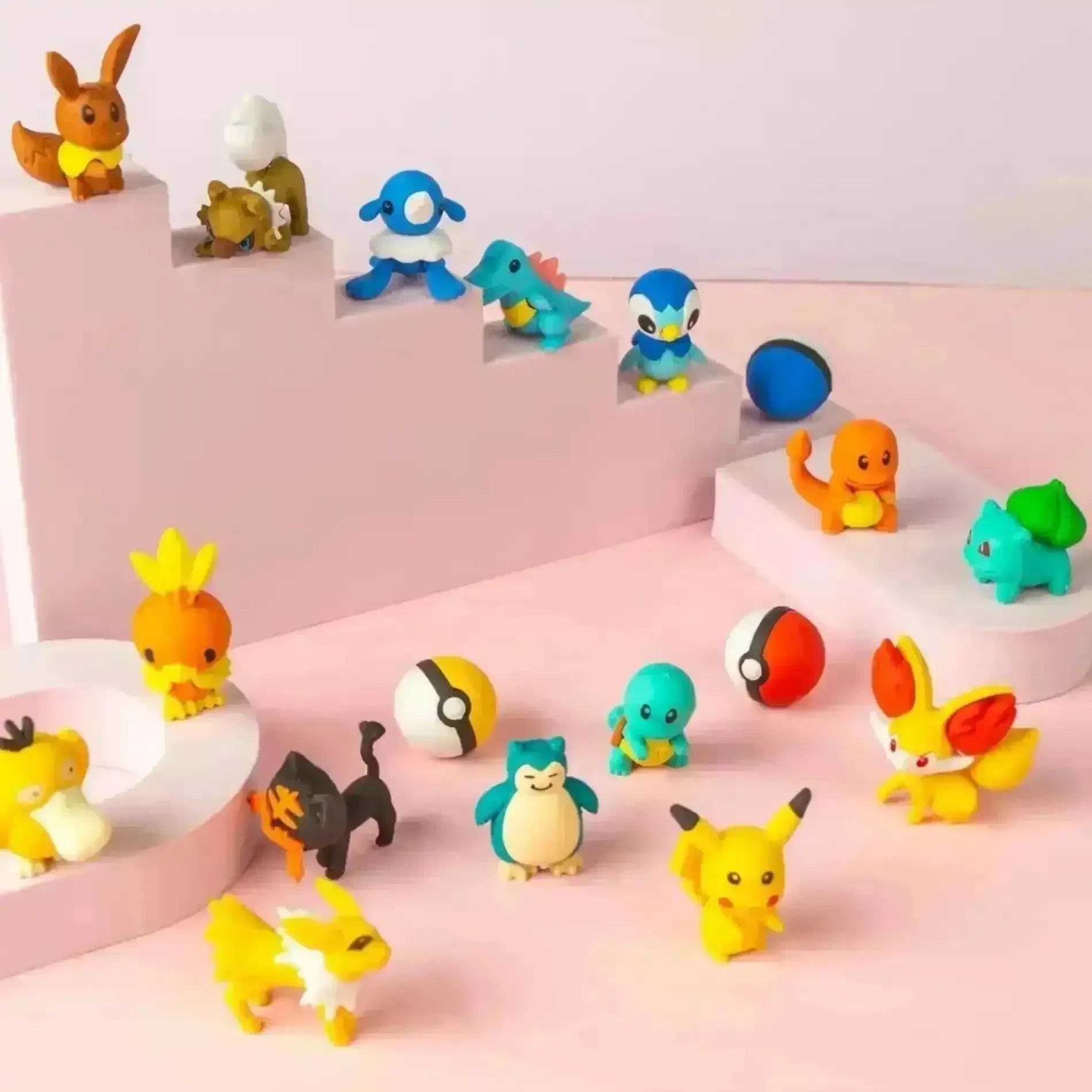 Pokémon Shaped 3D Eraser Set - Bear Hugs