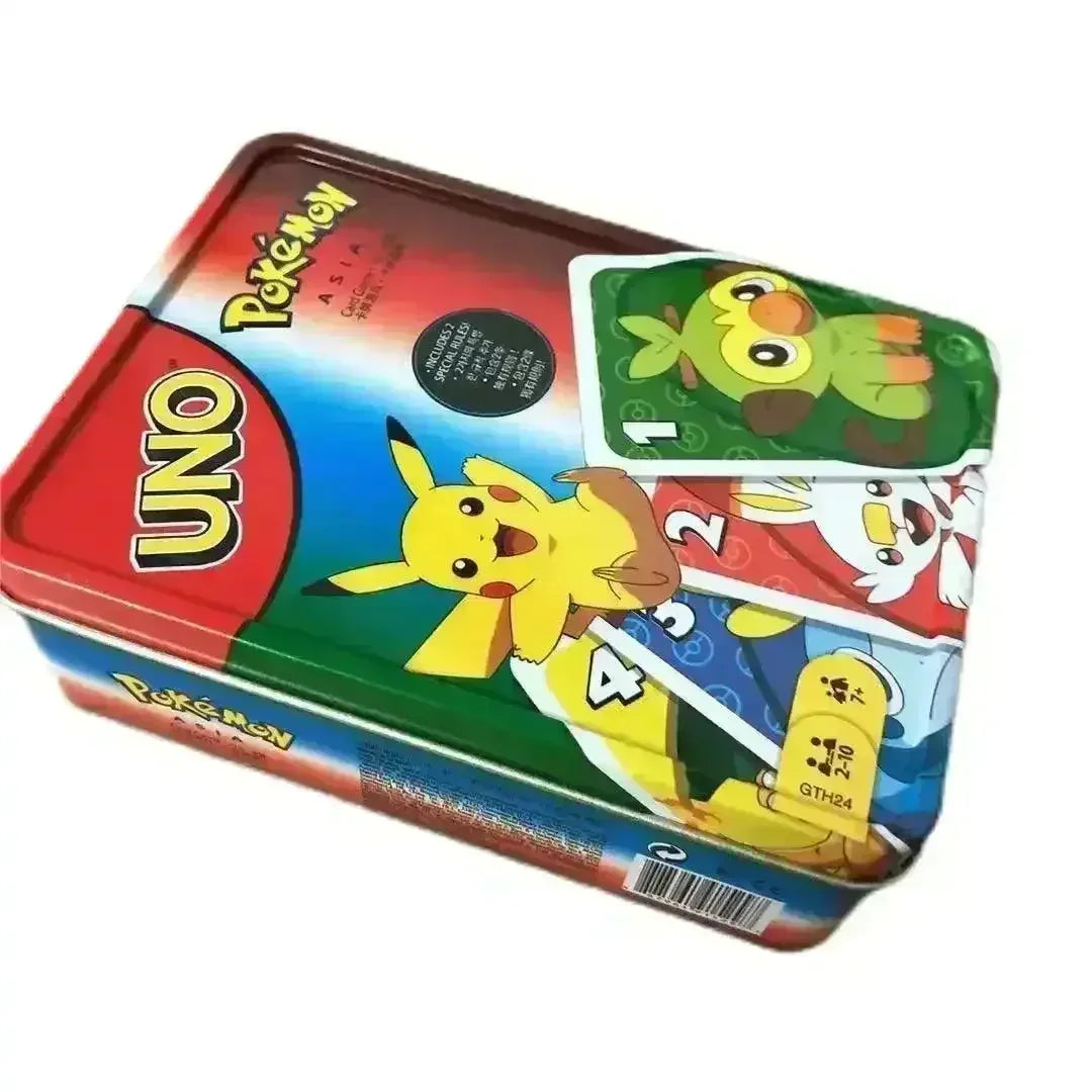 UNO Pokemon Limited Edition Tin Box Card Game with Special Rule UNO Pokemon Limited Edition Tin Box Card Game with Special Rule