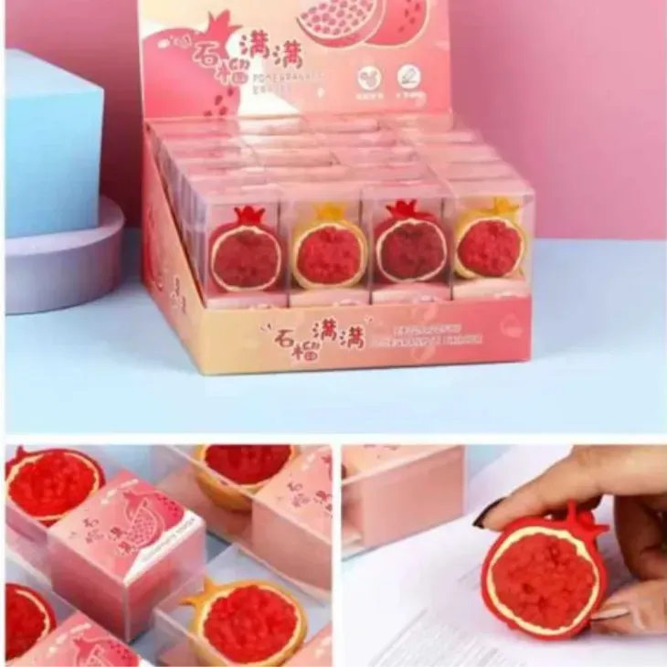 Pomegranate Pop 3D Eraser - Bear Hugs