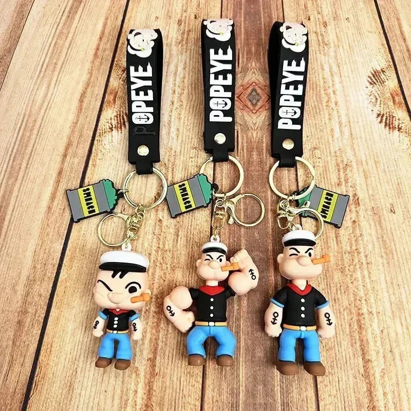 Popeye Spinach Strong 3D Keychain - Bear Hugs