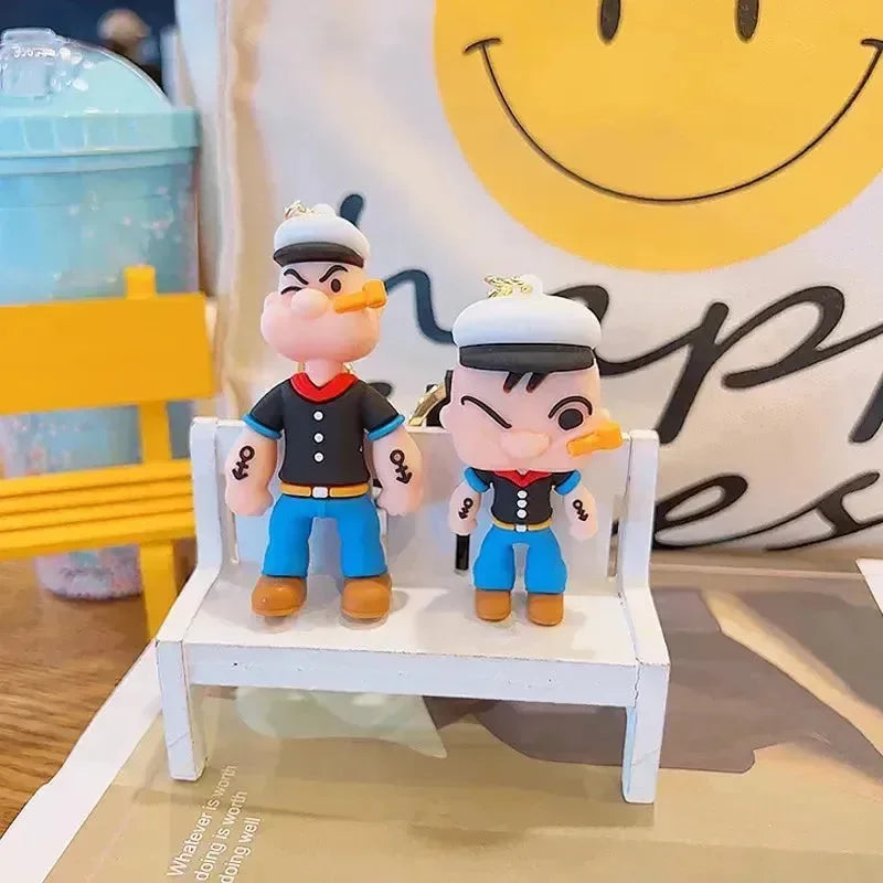 Popeye Spinach Strong 3D Keychain - Bear Hugs