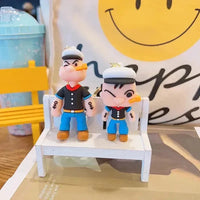 Popeye Spinach Strong 3D Keychain - Bear Hugs