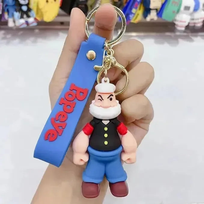Popeye Spinach Strong 3D Keychain - Bear Hugs