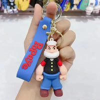 Popeye Spinach Strong 3D Keychain - Bear Hugs