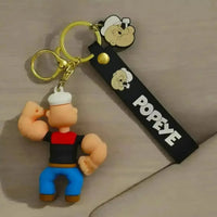 Popeye Spinach Strong 3D Keychain - Bear Hugs