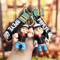 Popeye Spinach Strong 3D Keychain - Bear Hugs