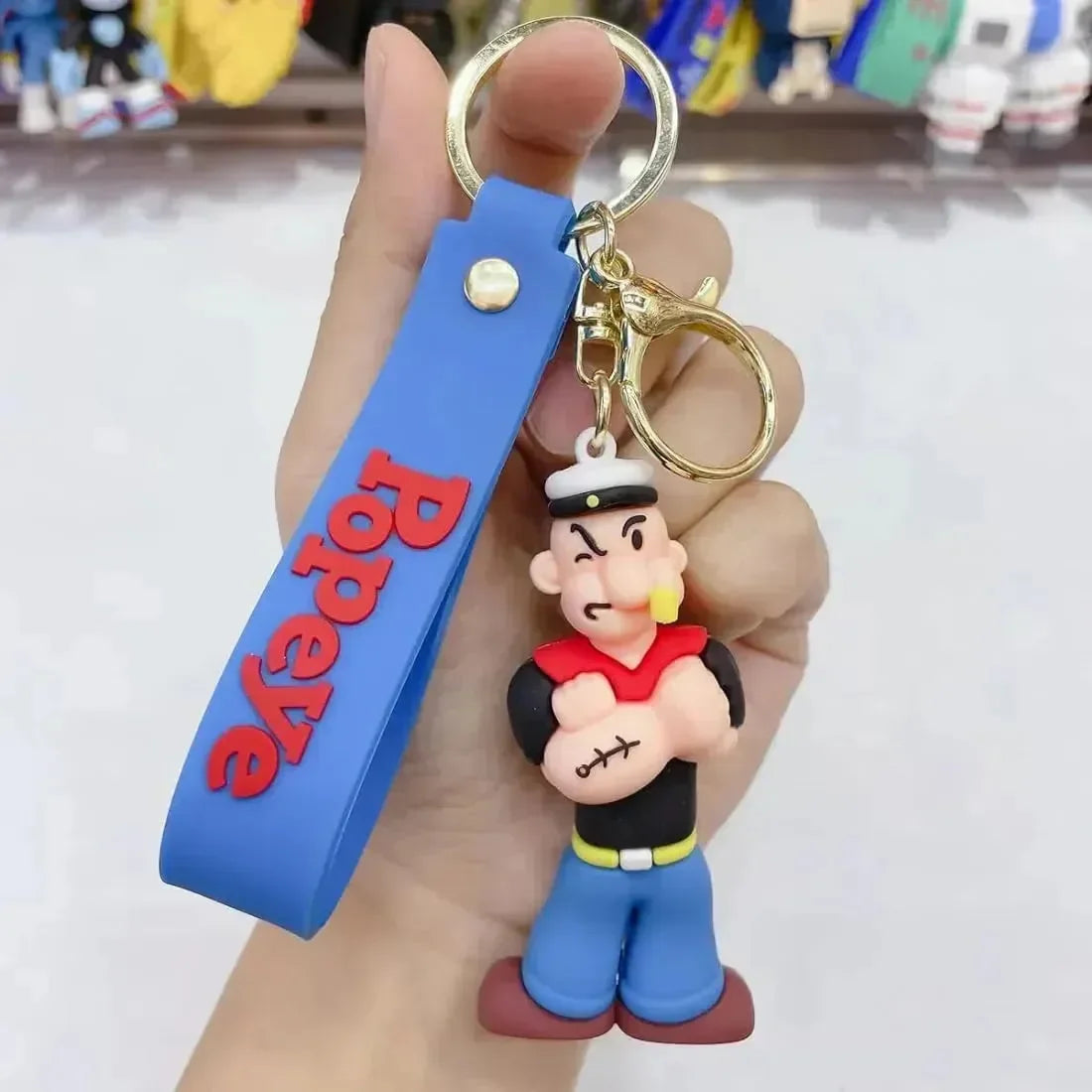 Popeye Spinach Strong 3D Keychain - Bear Hugs