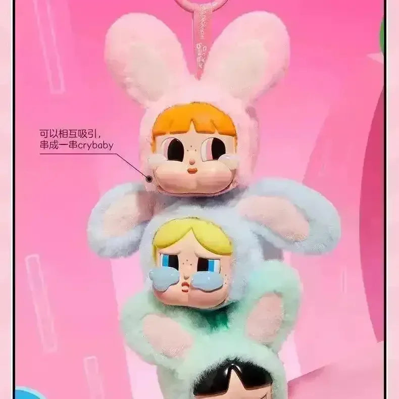 PopMart Powerpuff Girls Crybaby Series Pendants - Bear Hugs