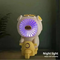 Portable Mini Scooter Fan with Light - Bear Hugs