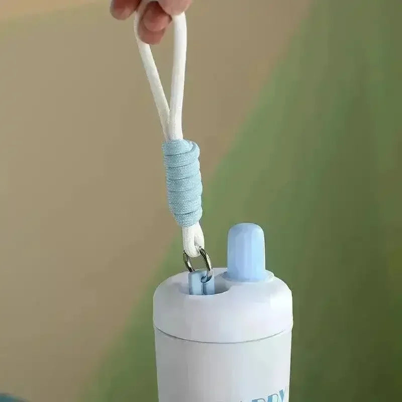 Portable Thermal Insulated Tumbler with String (400 ml) - Bear Hugs