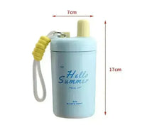 Portable Thermal Insulated Tumbler with String (400 ml) - Bear Hugs