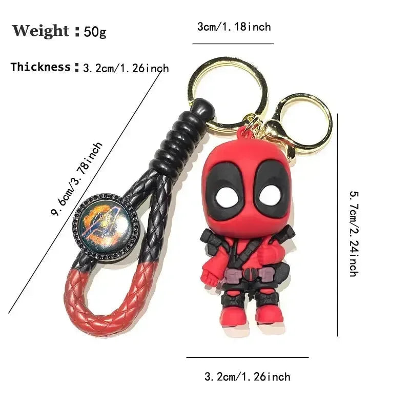 Powerful Superhero 3D Keychain - Bear Hugs
