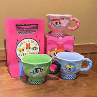 Powerpuff Girls Ceramic Breakfast Mugs (360 ml) - Bear Hugs